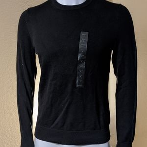 Nwt ✨ Men's Crew Neck Black Sweater Knit Long Sle
